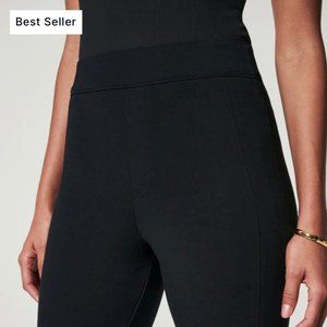 NWT SPANX Size Med Straight Leg in Ponte classic black pants